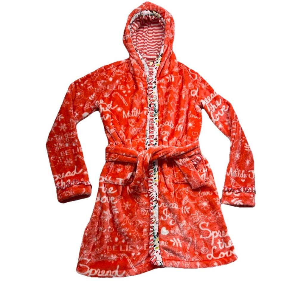 Matilda Jane Girls Size Large Holiday Robe Christmas Friends Forever Esme